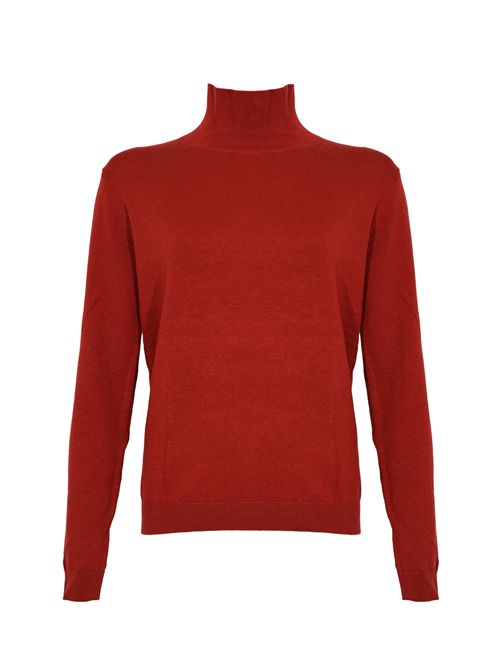 Dolcevita Kiku in filato di seta e lana Rosso Bacca WEEKEND MAX MARA | 2525366012600008